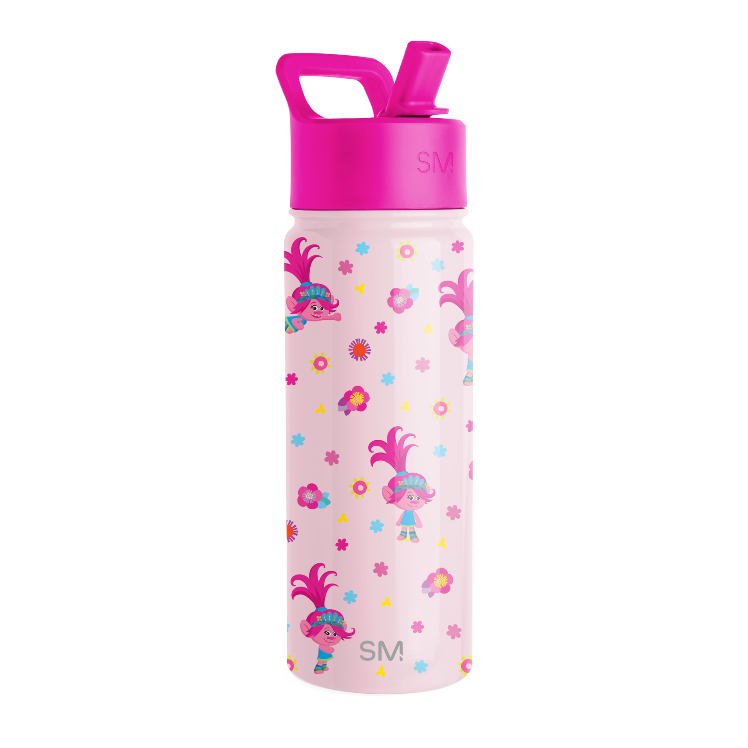 Foto 2 pulgar | Botella De Agua Simple Modern Trolls Kids De 530 Ml Con Tapa De Pajita - Venta Internacional.