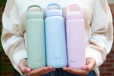 Foto 2 | Botella De Agua Ello Cooper Twist 650 Ml De Acero Inoxidable Sage - Venta Internacional.