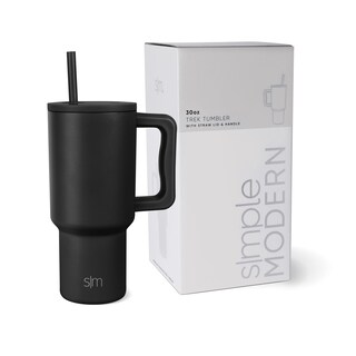 Foto 1 | Vaso Simple Modern Trek De 900 Ml Con Asa Y Tapa Con Pajita - Venta Internacional.