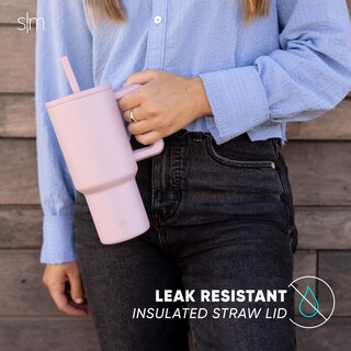 Foto 5 | Vaso Simple Modern Trek De 900 Ml Con Asa Y Tapa Con Pajita - Venta Internacional.