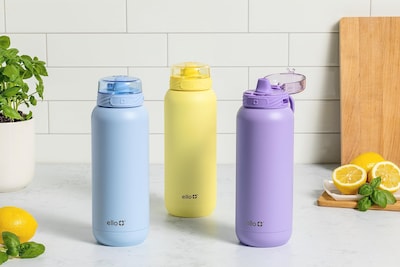 Foto 2 | Botella De Agua Ello Cooper De Acero Inoxidable De 1,2 L Con Pajita Para Limonada - Venta Internacional.