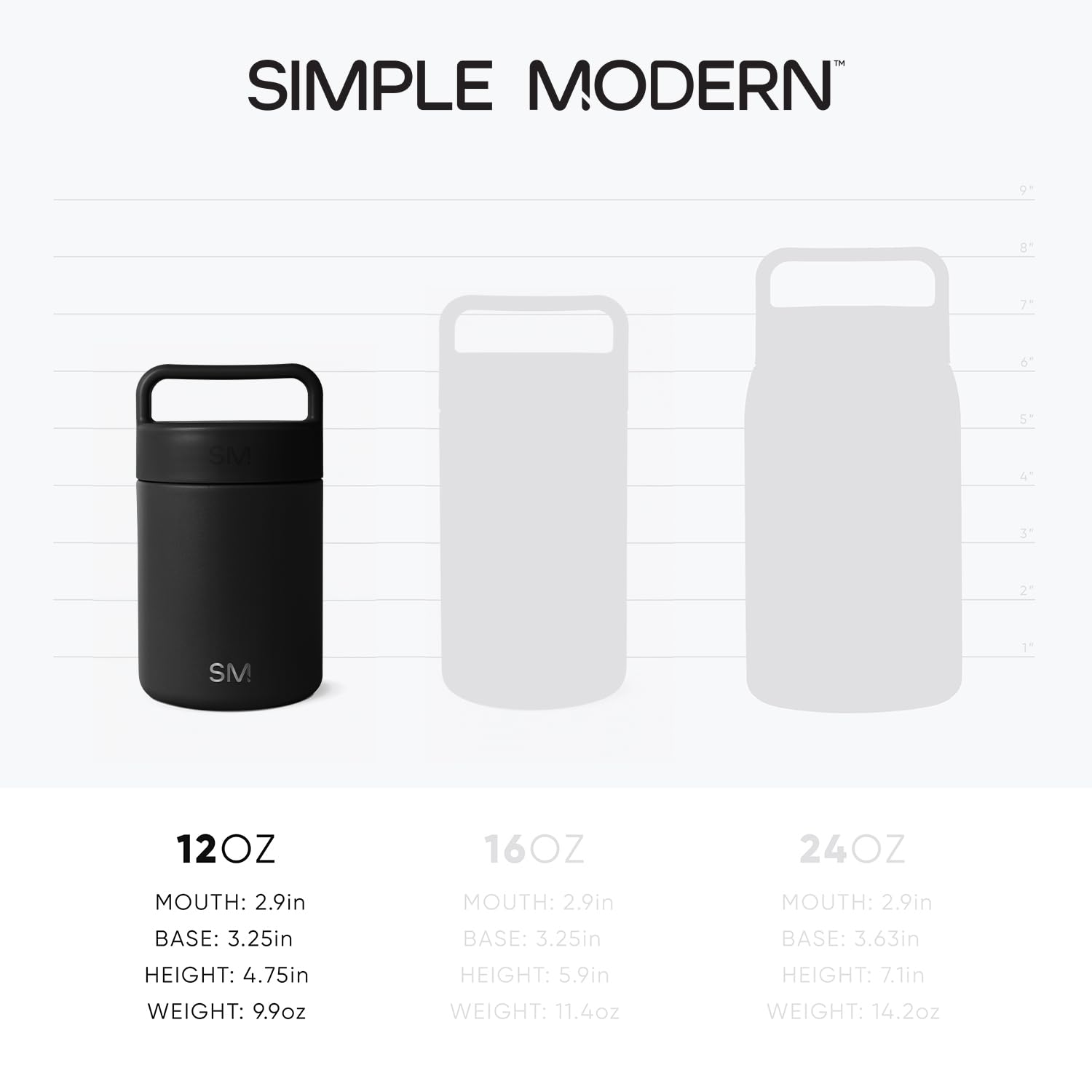 Foto 5 pulgar | Tarro De Comida Thermos Simple Modern Provision De Acero Inoxidable De 350 Ml - Venta Internacional.