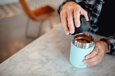Foto 6 | Tarro De Comida Thermos Simple Modern Provision De Acero Inoxidable De 350 Ml - Venta Internacional.