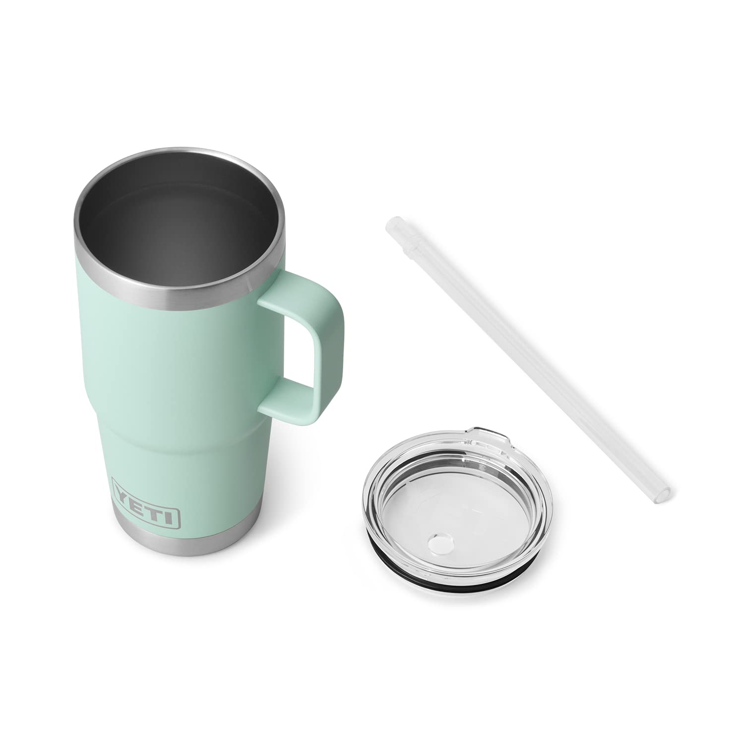 Foto 4 pulgar | Vaso Yeti Rambler De 750 Ml Con Asa Y Tapa Con Pajita Seafoam - Venta Internacional.