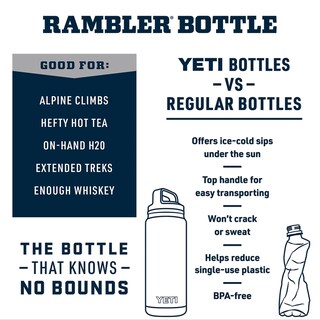 Foto 2 | Botella Yeti Rambler 1.36l De Acero Inoxidable Con Aislamiento Al Vacío - Venta Internacional.