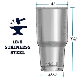 Foto 2 | Vaso Yeti Rambler De Acero Inoxidable Con Aislamiento Al Vacío De 900 Ml - Venta Internacional.