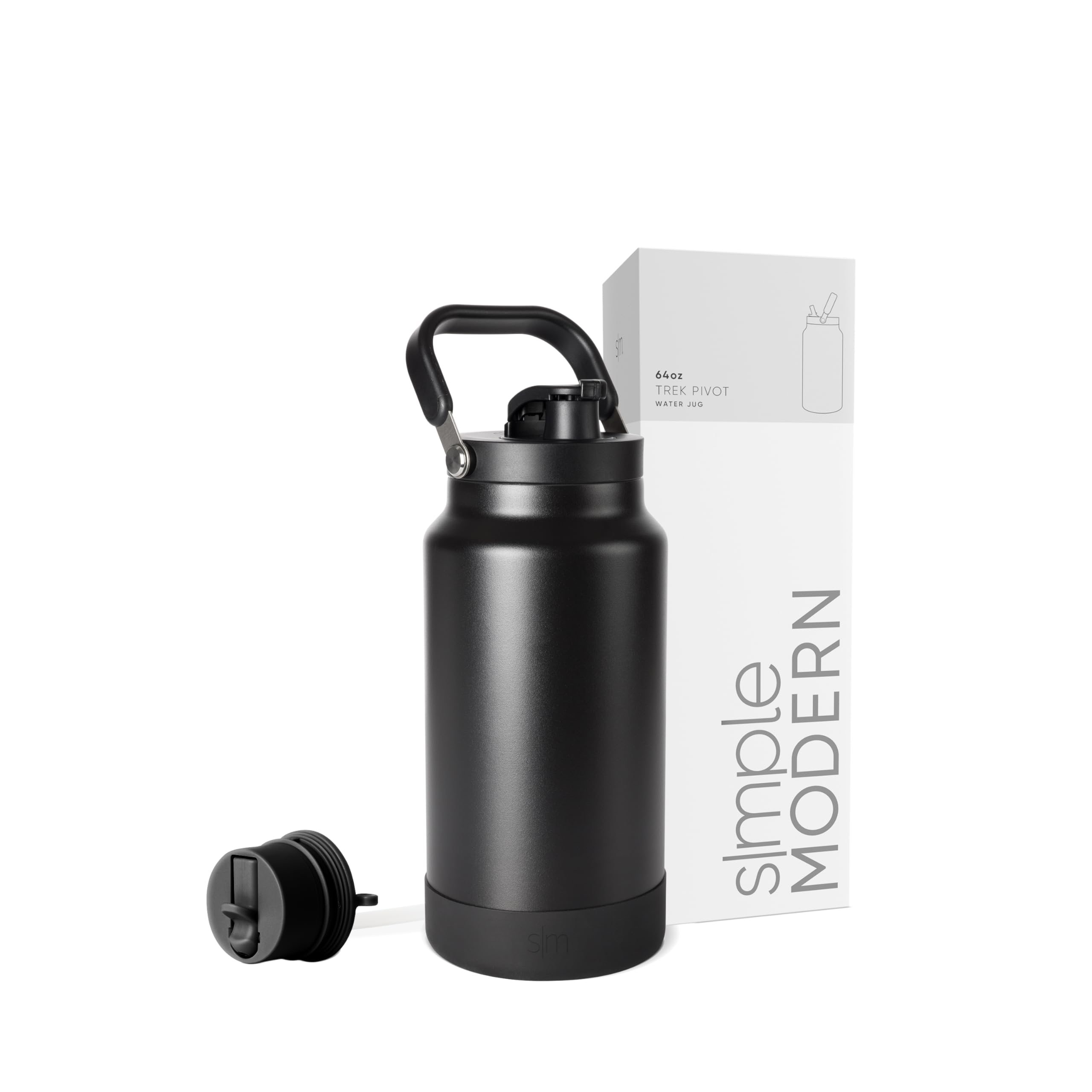 Botella De Agua Simple Modern Trek Pivot De Acero Inoxidable De 1,9 L - Venta Internacional.