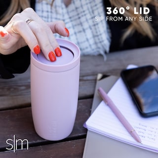 Foto 2 | Taza De Café De Viaje, Simple Y Moderna, Voyager, Tapa 360°, 12 Oz - Venta Internacional.