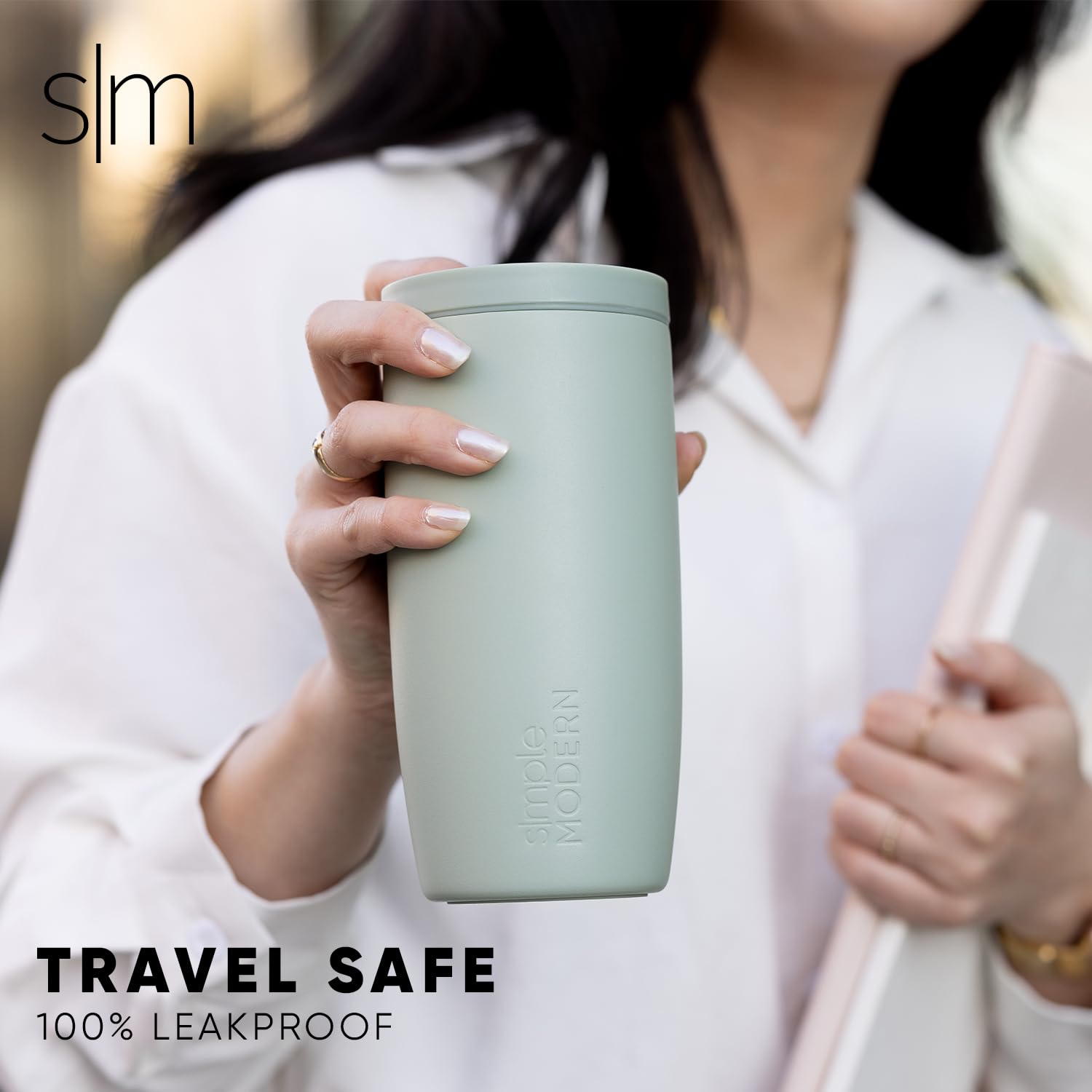 Foto 7 pulgar | Taza De Café De Viaje, Simple Y Moderna, Voyager, Tapa 360°, 12 Oz - Venta Internacional.