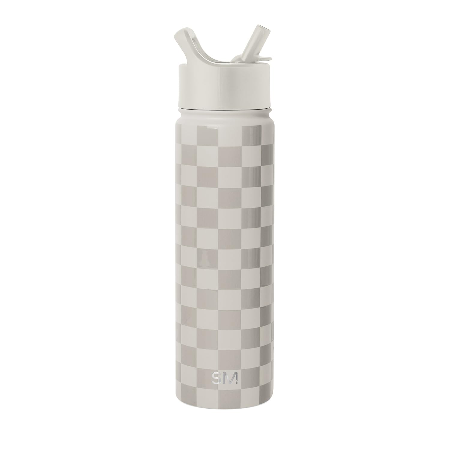Foto 2 pulgar | Botella De Agua Simple Modern Summit Checkmate De 650 Ml Con Tapa De Pajita - Venta Internacional.