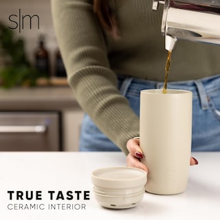 Foto 3 | Taza De Café De Viaje, Simple Y Moderna, Voyager, Tapa 360°, 12 Oz - Venta Internacional.