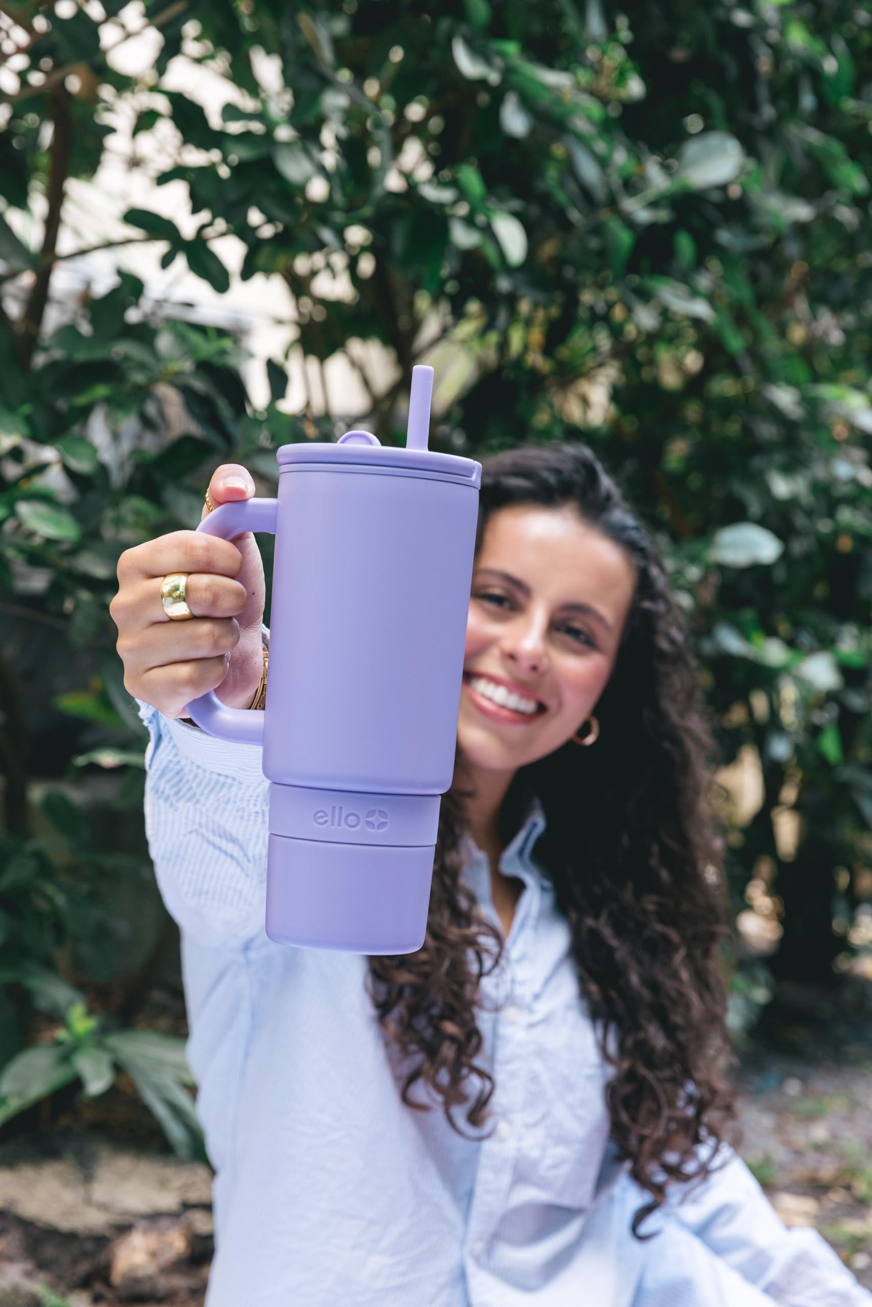 Foto 3 pulgar | Vaso Ello Port, 900 Ml, Aislado Al Vacío, De Acero Inoxidable, Color Lila - Venta Internacional.