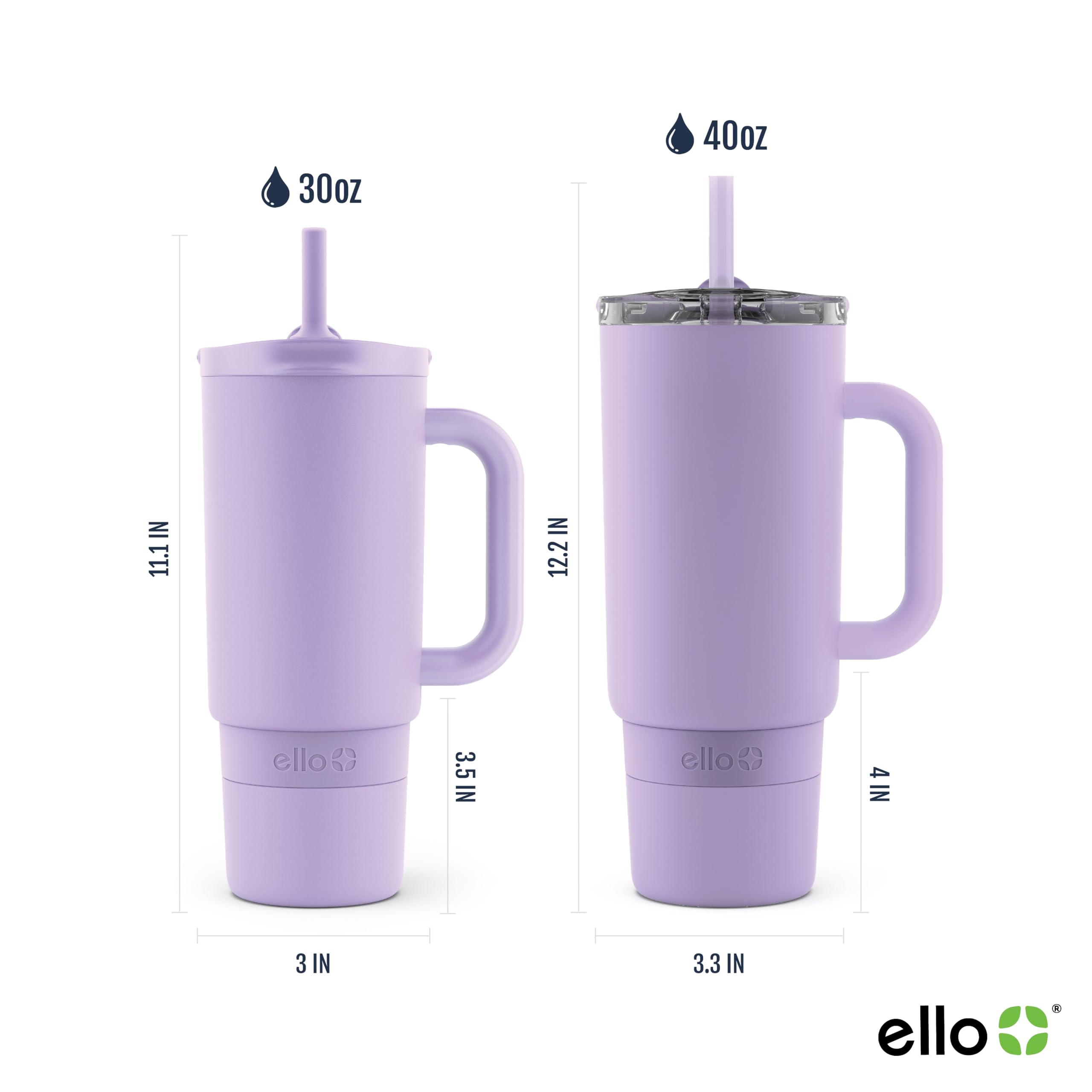 Foto 5 pulgar | Vaso Ello Port, 900 Ml, Aislado Al Vacío, De Acero Inoxidable, Color Lila - Venta Internacional.