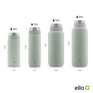 Foto 4 | Botella De Agua Ello Cooper Kids De Acero Inoxidable Sage De 530 Ml - Venta Internacional.