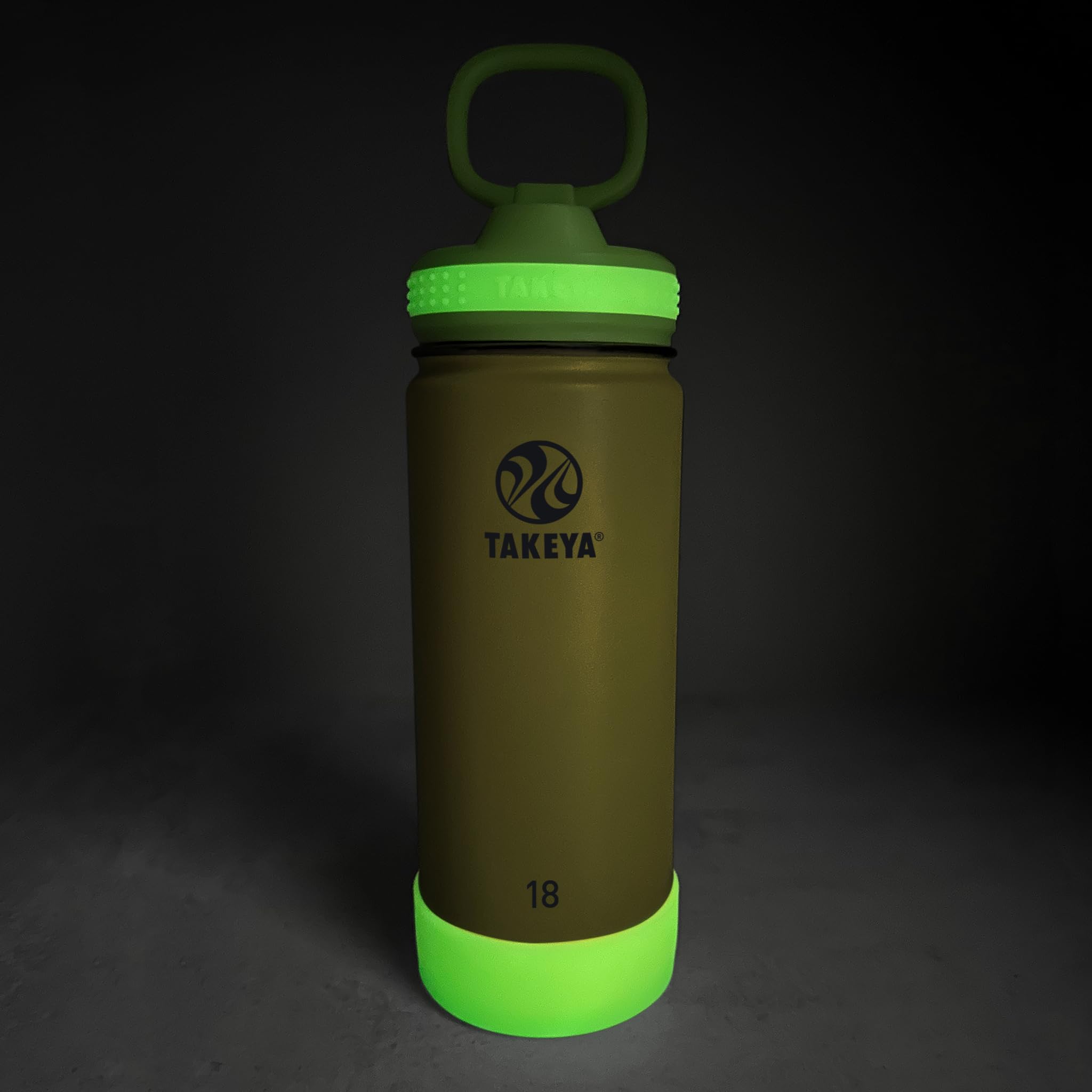 Foto 3 pulgar | Botella De Agua Takeya Actives Kids Glow-in-the-dark 530 Ml - Venta Internacional.