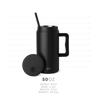 Foto 6 | Taza Simple Modern Trek De 1500 Ml Con Asa Y Tapa Con Pajita - Venta Internacional.