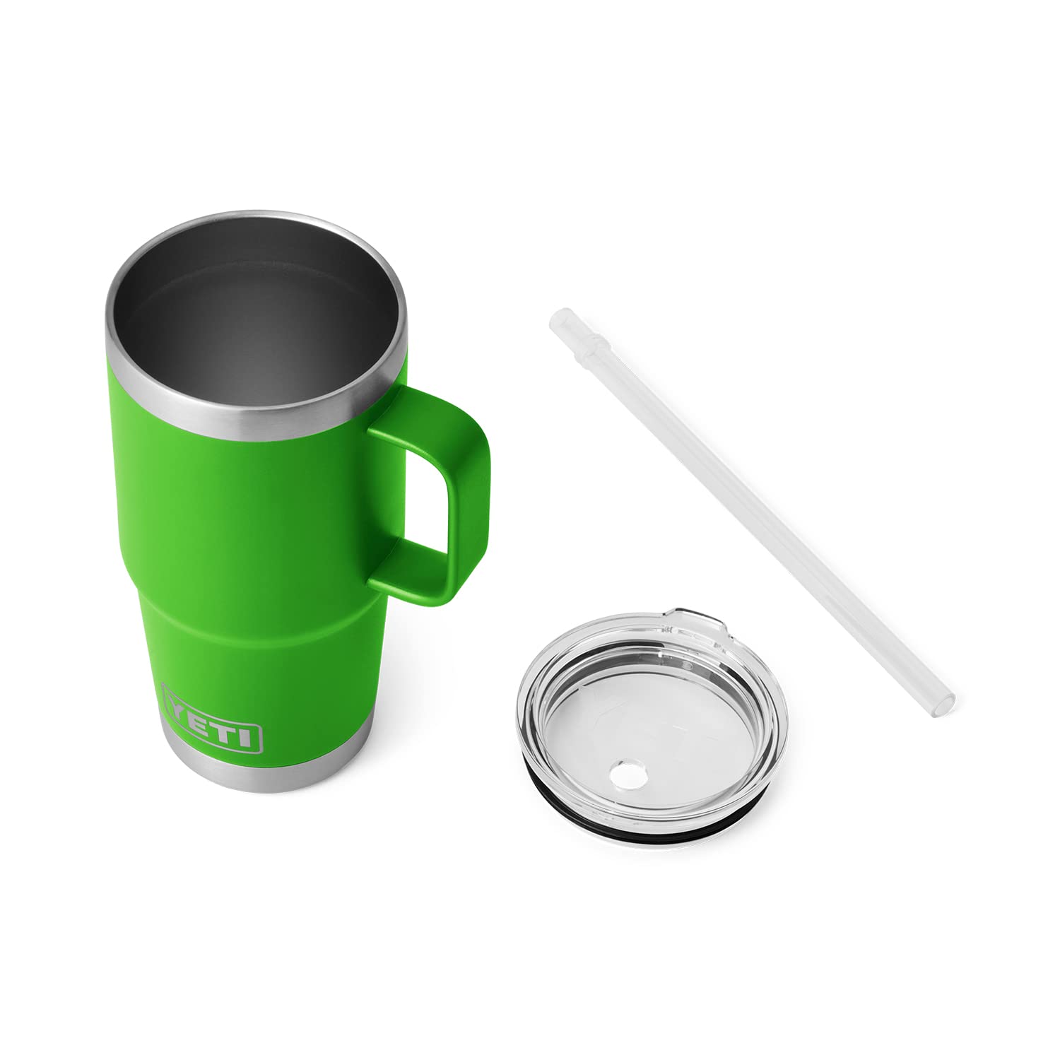 Foto 4 pulgar | Vaso Yeti Rambler De 750 Ml Con Asa Y Tapa Con Pajita, Color Verde - Venta Internacional.