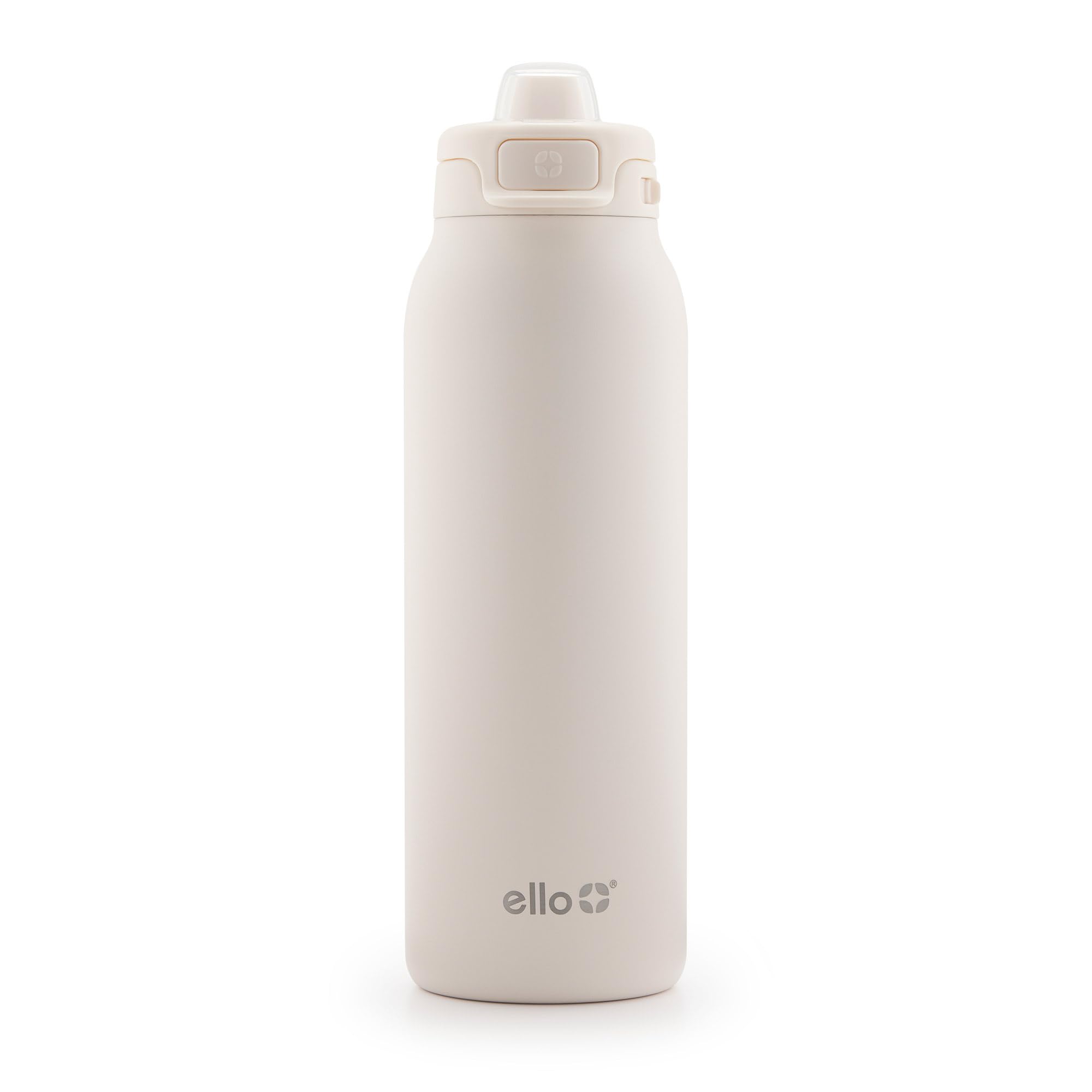 Botella De Agua Ello Pop & Fill De Acero Inoxidable, 946 Ml, Color Crema - Venta Internacional.