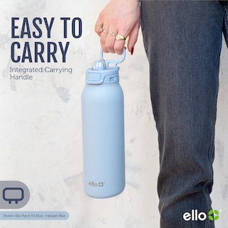 Foto 7 | Botella De Agua Ello Pop & Fill De Acero Inoxidable Coastal, 650 Ml - Venta Internacional.
