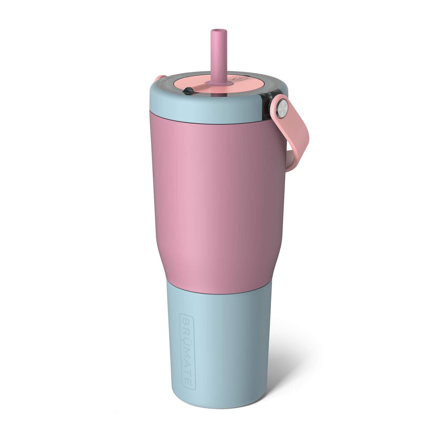 Vaso De Viaje Brümate Resa De 1 Litro, 100% A Prueba De Fugas, Con Asa Y Pajita - Venta Internacional.