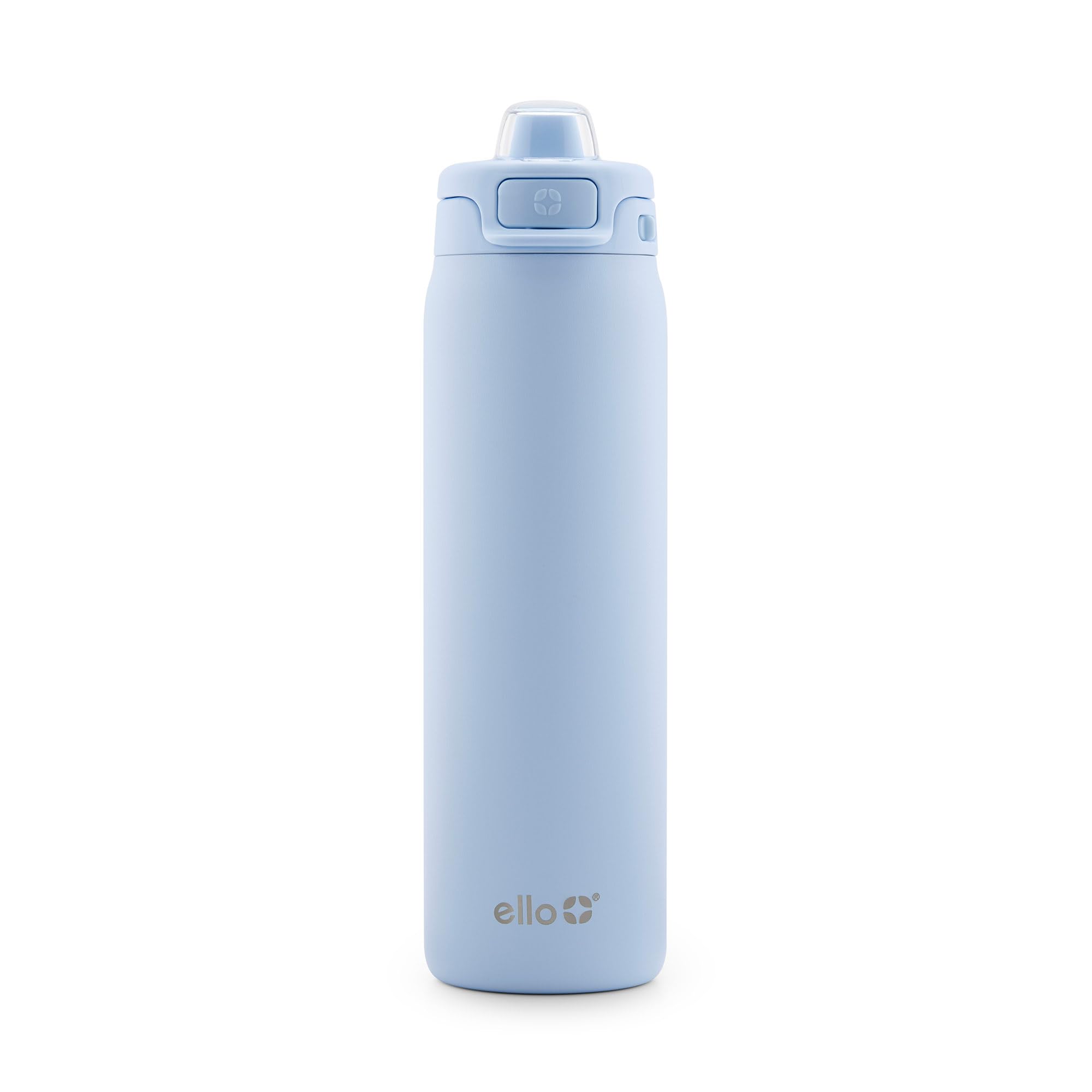 Botella De Agua Ello Pop & Fill De Acero Inoxidable, 650 Ml, Halógena, Azul - Venta Internacional.