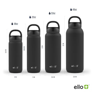 Foto 4 | Botella De Agua Ello Cooper Twist 650 Ml De Acero Inoxidable Gris - Venta Internacional.