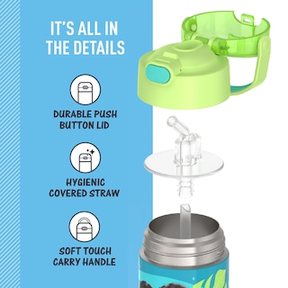 Foto 4 | Botella De Agua Thermos Funtainer Kids De Acero Inoxidable De 350 Ml - Venta Internacional.