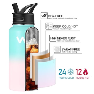 Foto 2 | Botella De Agua Werewolves Con Aislamiento De Acero Inoxidable De 710 Ml - Venta Internacional.