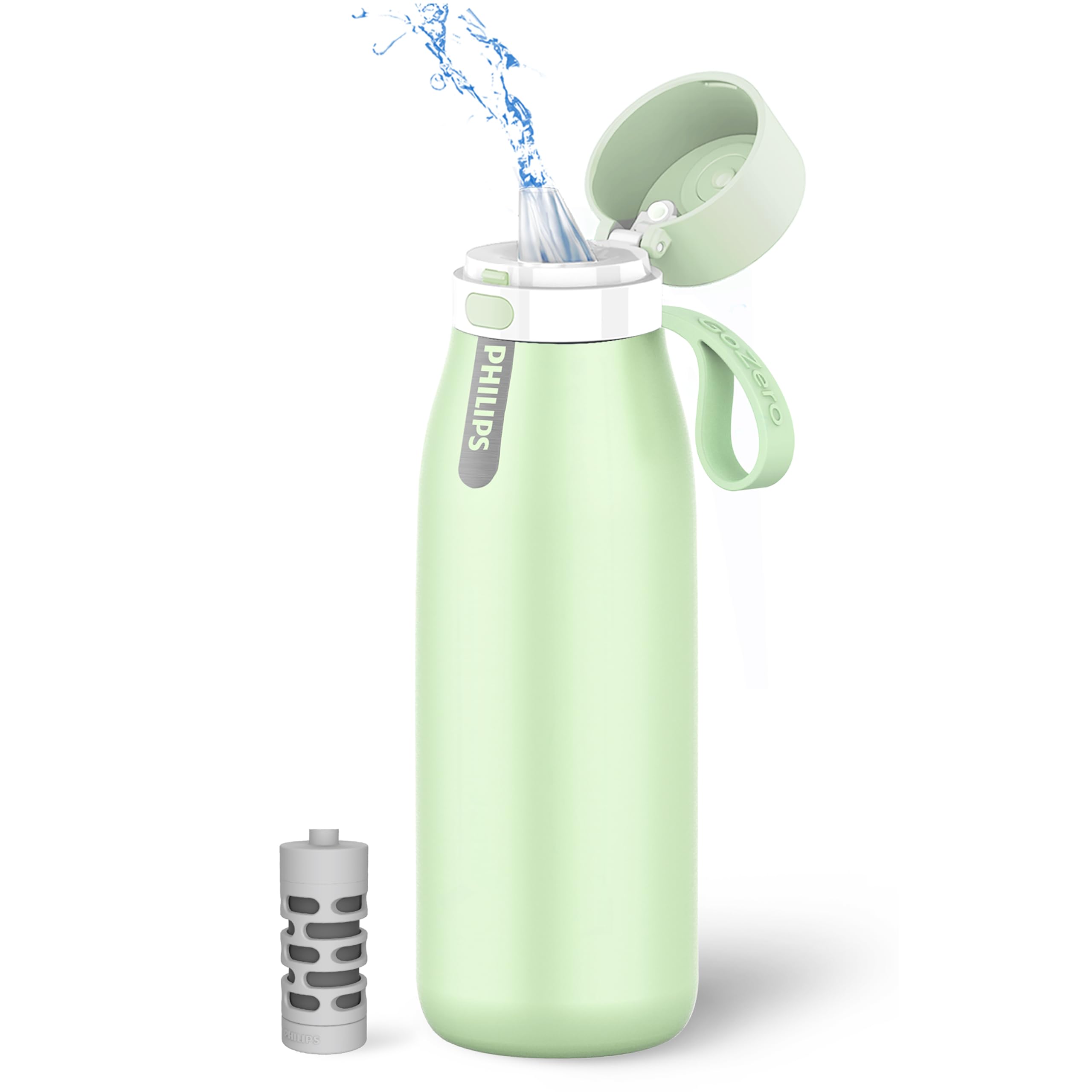 Botella De Agua Philips Gozero Everyday Insulated 950 Ml Verde - Venta Internacional.