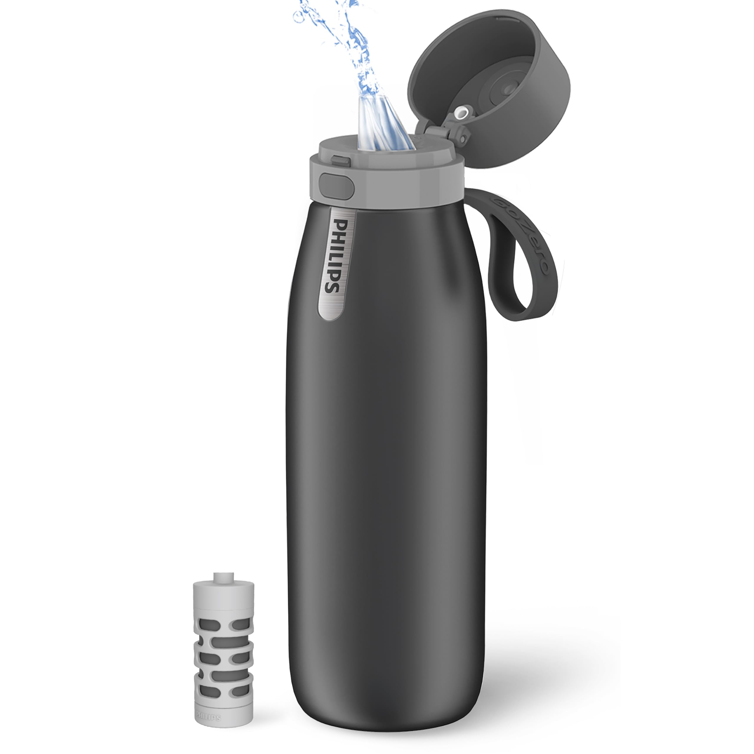 Botella De Agua Filtrada Philips Con Aislamiento De Acero Inoxidable 950 Ml - Venta Internacional.