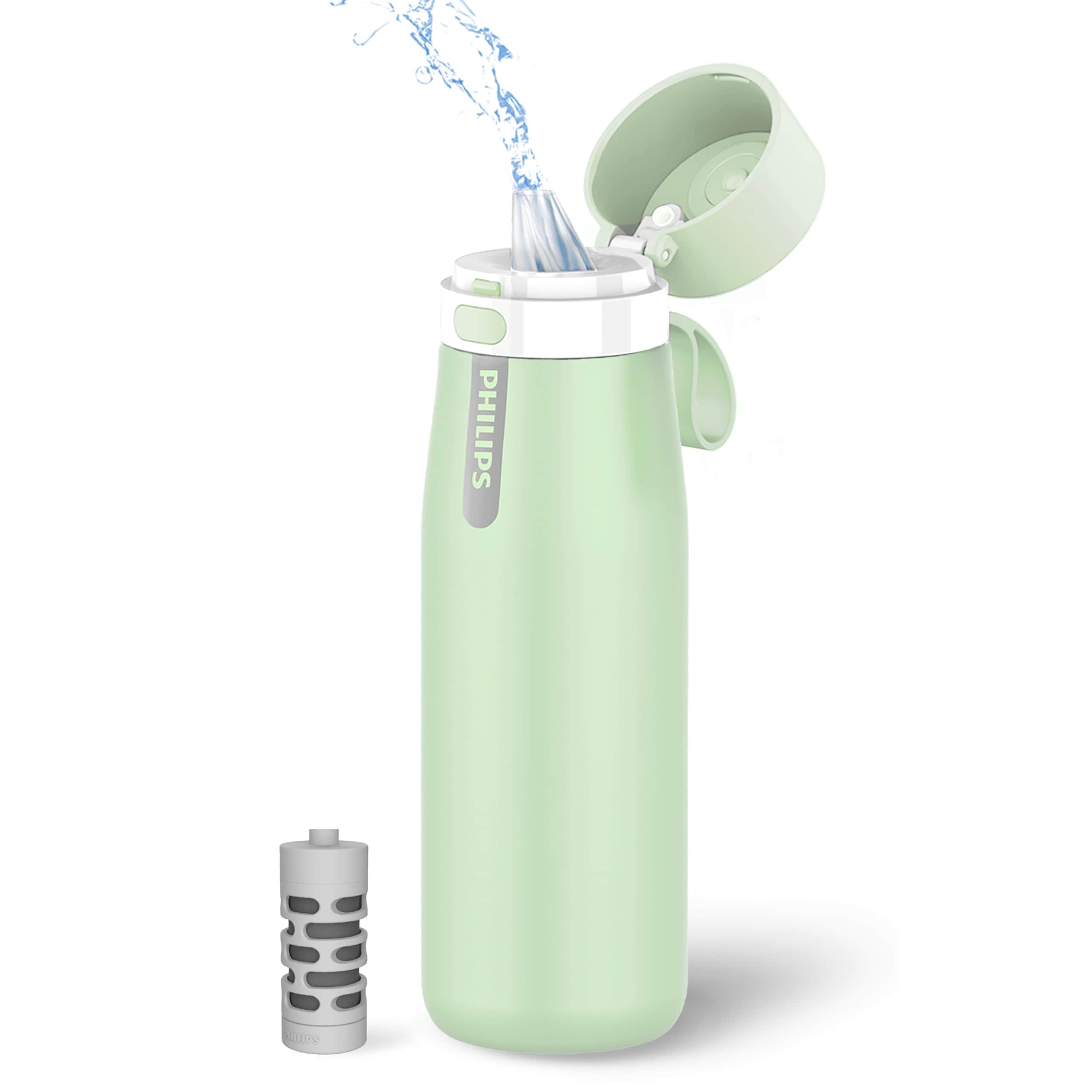 Botella De Agua Philips De Acero Inoxidable Con Aislamiento Filtrado, 550 Ml - Venta Internacional. $792