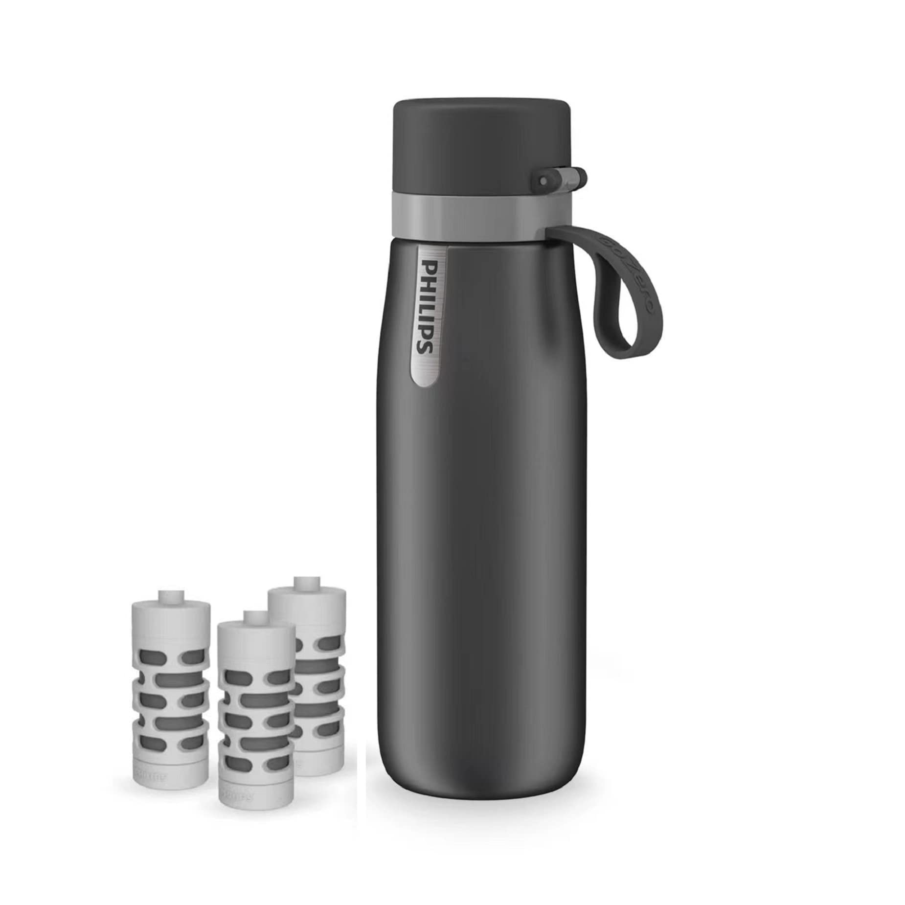Foto 1 | Botella De Agua Philips De Acero Inoxidable Aislante Con 3 Filtros - Venta Internacional.