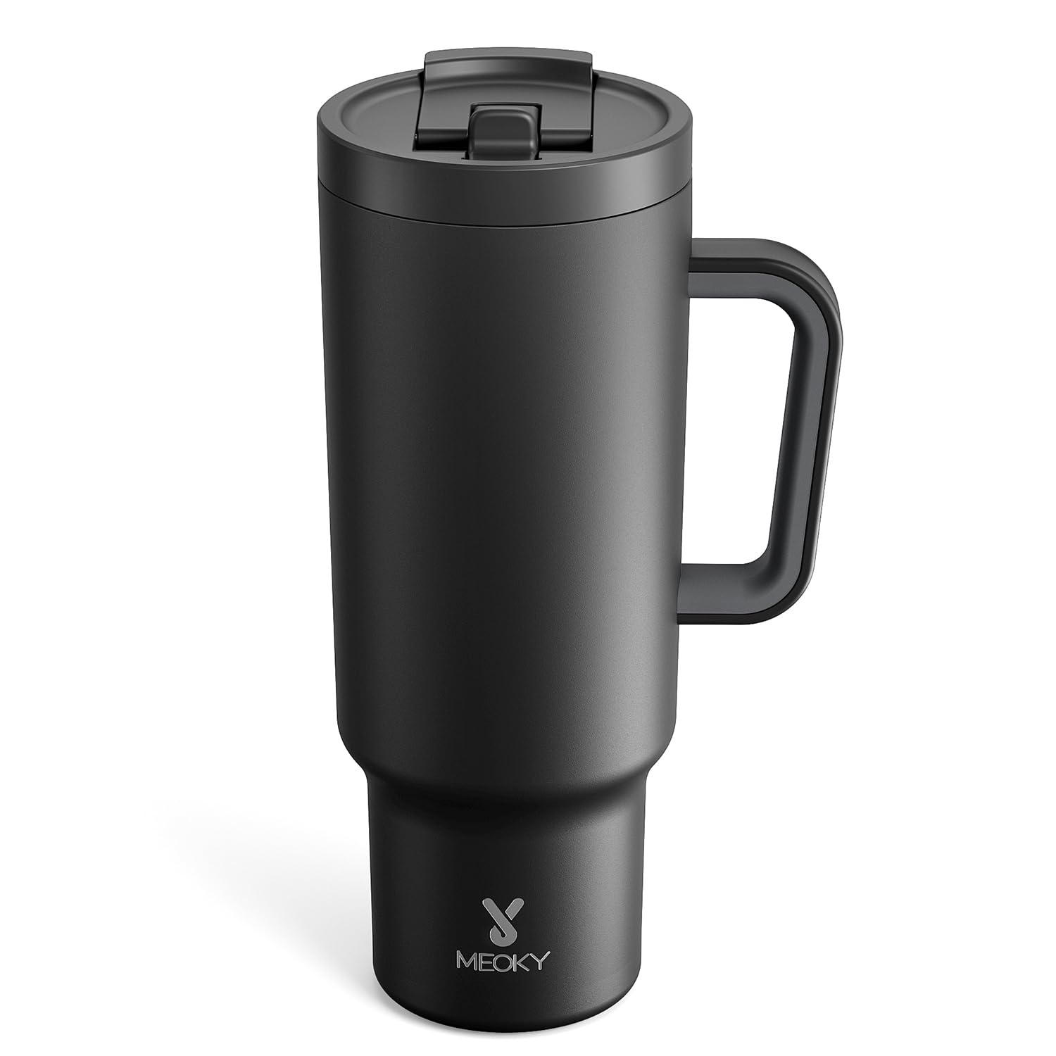 Vaso Meoky 1183 Ml Con Asa Y Pajita Abatible, Acero Inoxidable Frío, 34 H - Venta Internacional.