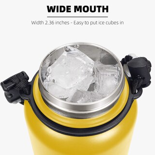 Foto 5 | Botella De Agua Fanhaw De Acero Inoxidable Aislante De 1,2 L Con Tapa - Venta Internacional.