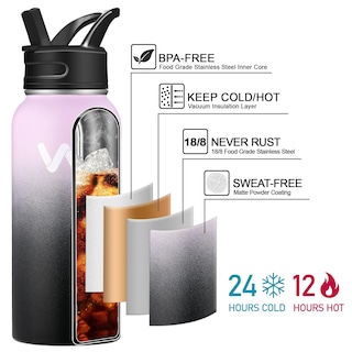 Foto 2 | Botella De Agua Werewolves Con Aislamiento De Acero Inoxidable De 700 Ml - Venta Internacional.