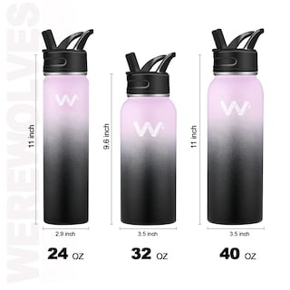 Foto 3 | Botella De Agua Werewolves Con Aislamiento De Acero Inoxidable De 700 Ml - Venta Internacional.