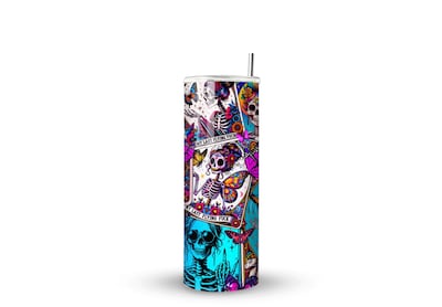 Foto 1 | Termo Skinny De Acero Popote 600ml Tarot Mod.g92