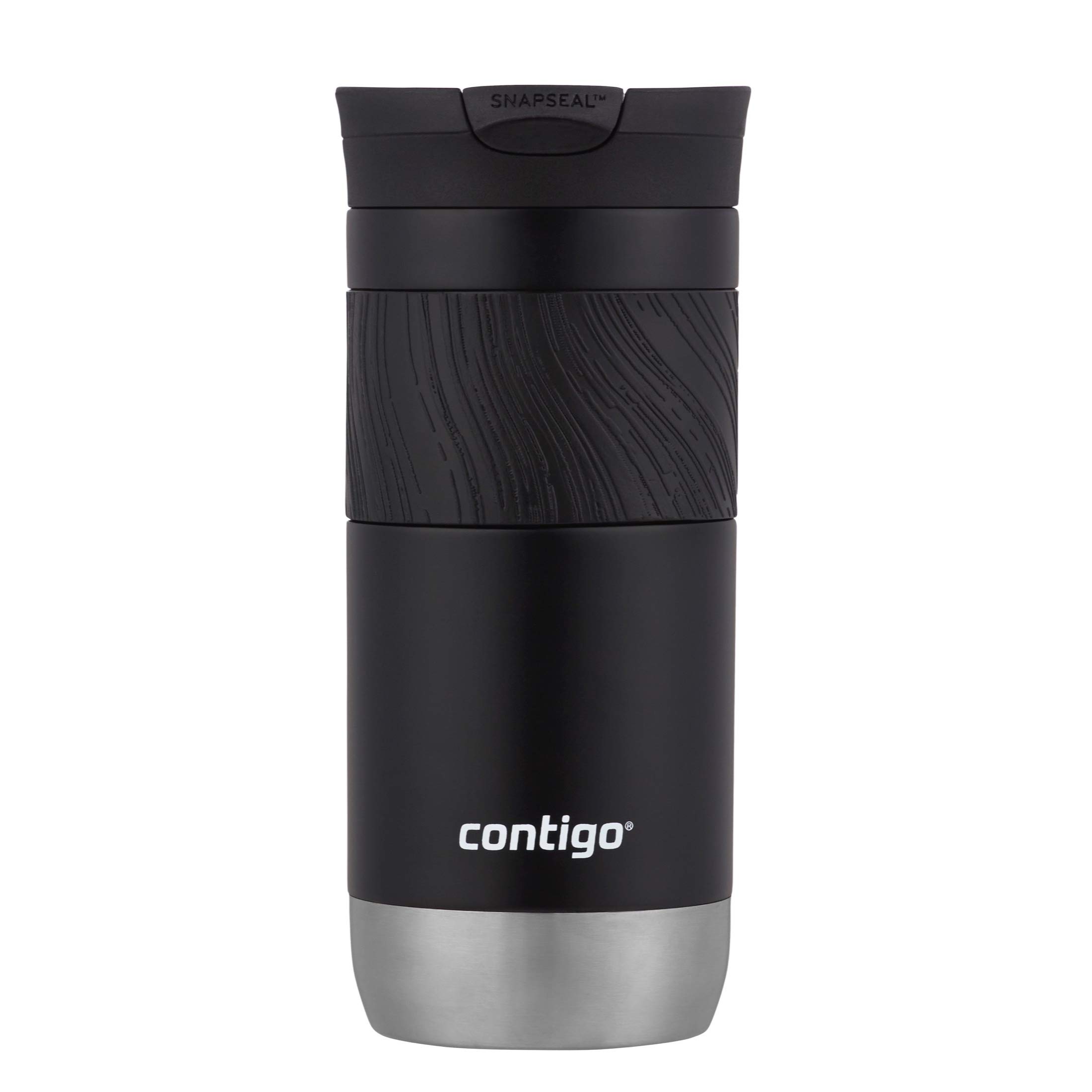 Taza De Viaje Contigo Byron Con Aislamiento Al Vacío, 470 Ml, Regaliz - Venta Internacional.