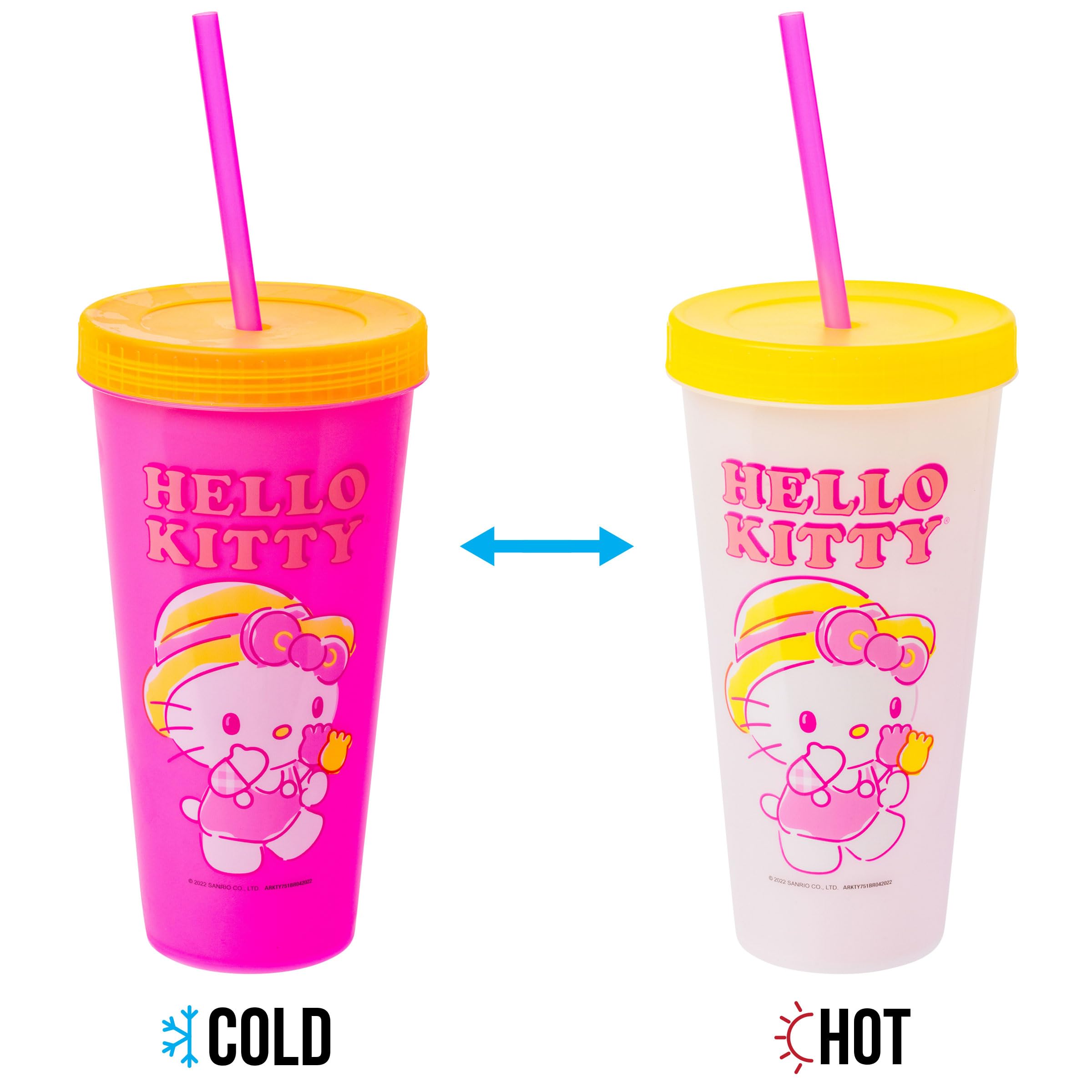 Foto 4 pulgar | Set De Vasos Silver Buffalo Sanrio Hello Kitty De 700 Ml, Paquete De 4 - Venta Internacional.