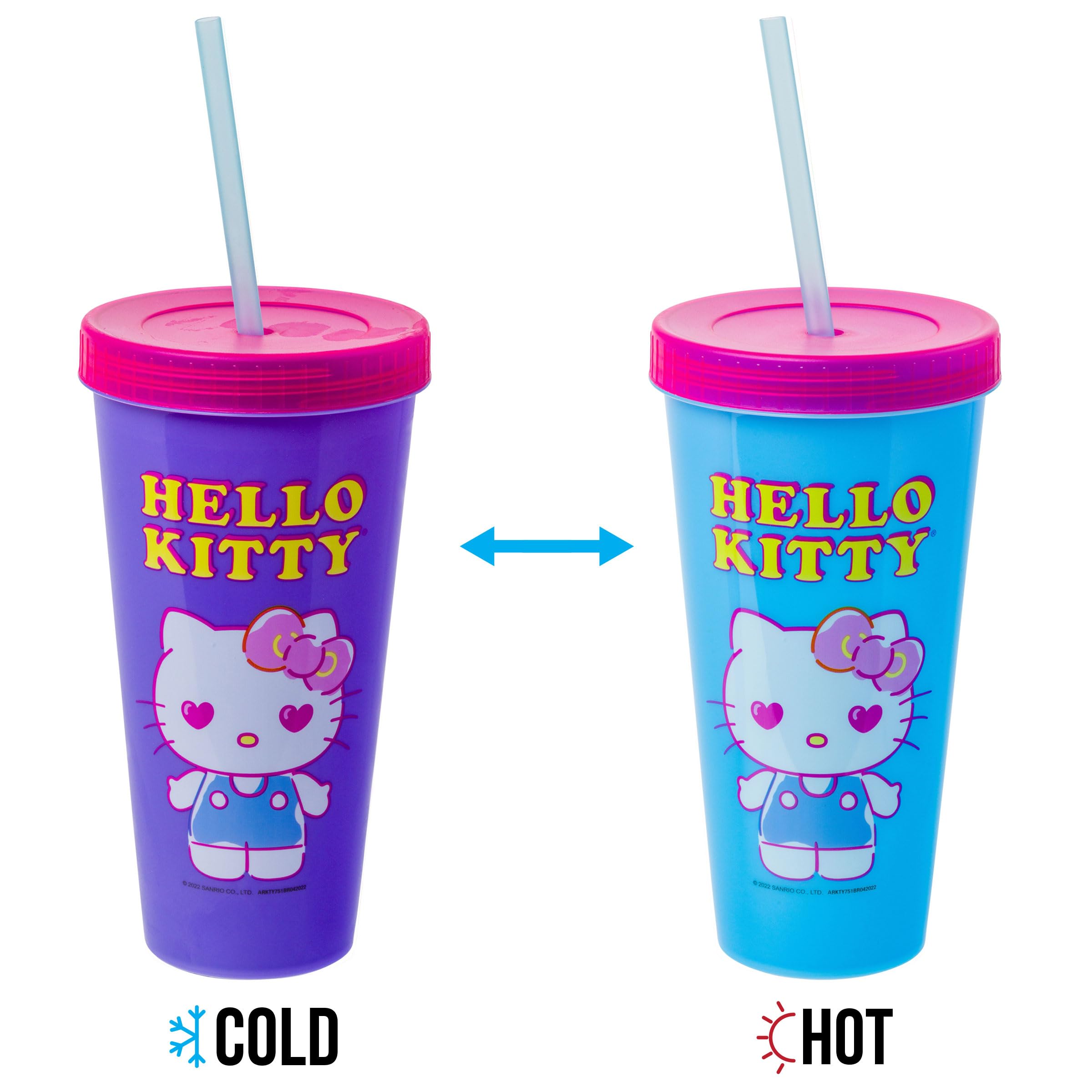 Foto 6 pulgar | Set De Vasos Silver Buffalo Sanrio Hello Kitty De 700 Ml, Paquete De 4 - Venta Internacional.