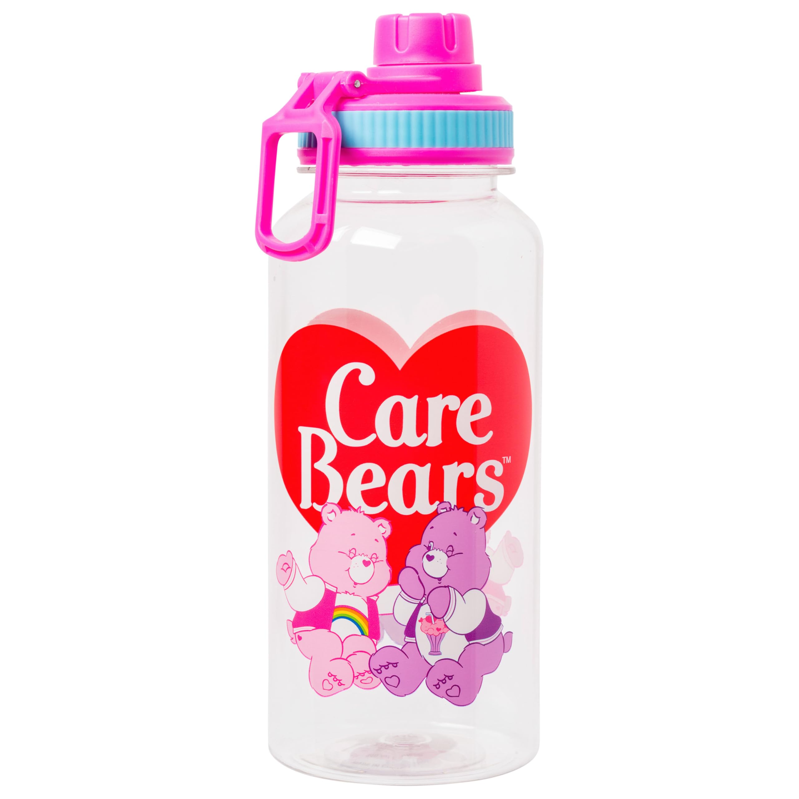 Foto 2 pulgar | Botella De Plástico Silver Buffalo Care Bears De 32 Ml Con Juego De Pegatinas - Venta Internacional.