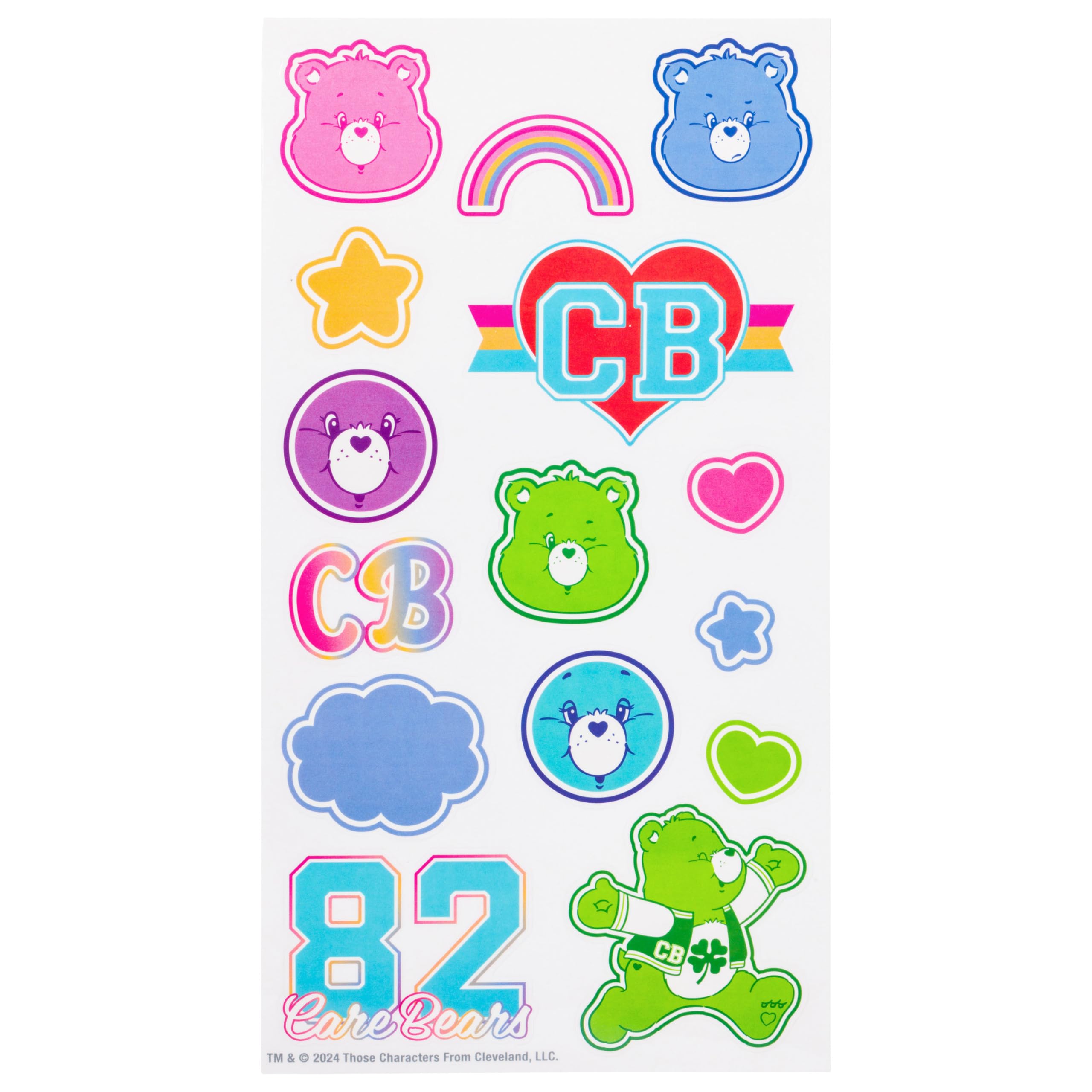Foto 6 | Botella De Plástico Silver Buffalo Care Bears De 32 Ml Con Juego De Pegatinas - Venta Internacional.