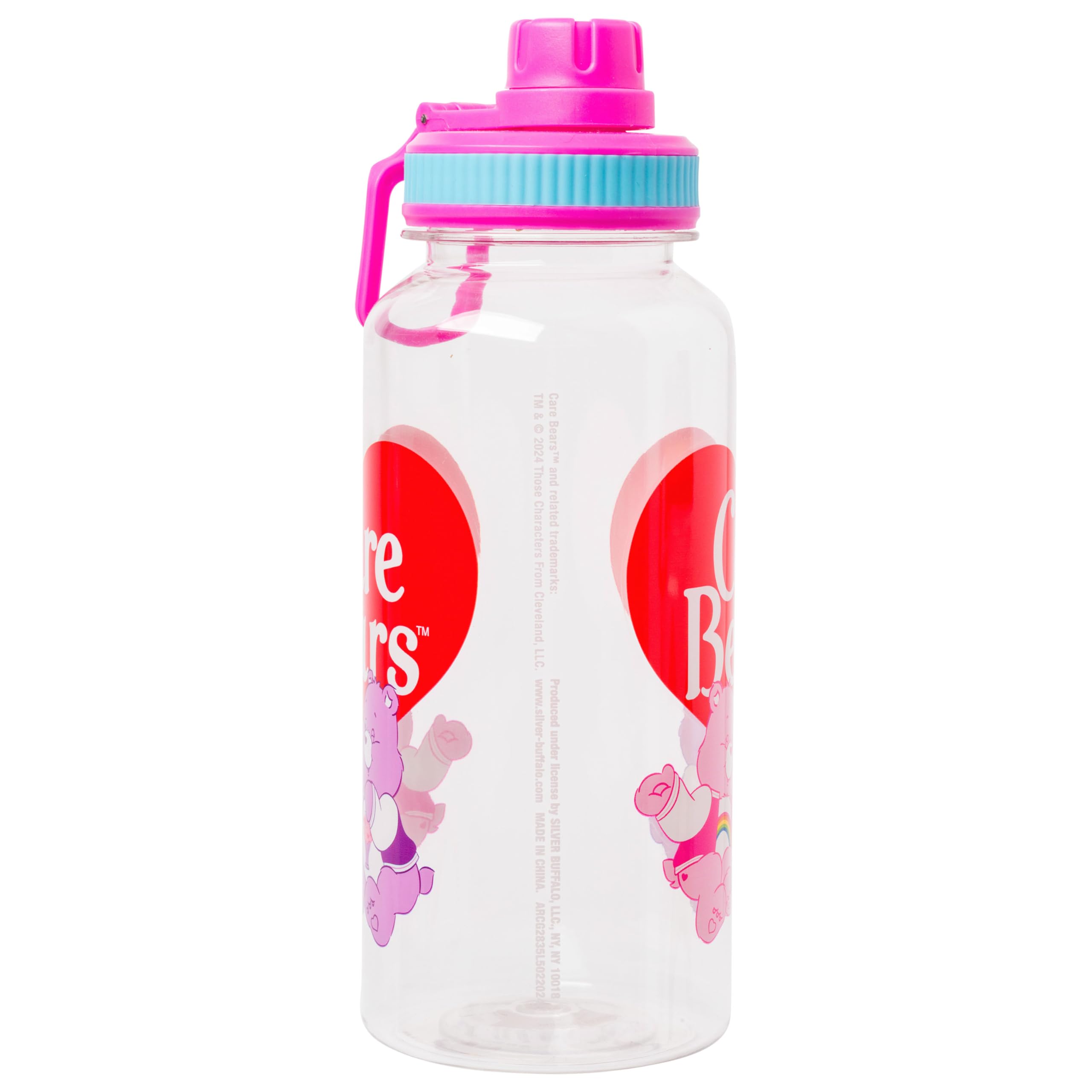 Foto 8 pulgar | Botella De Plástico Silver Buffalo Care Bears De 32 Ml Con Juego De Pegatinas - Venta Internacional.