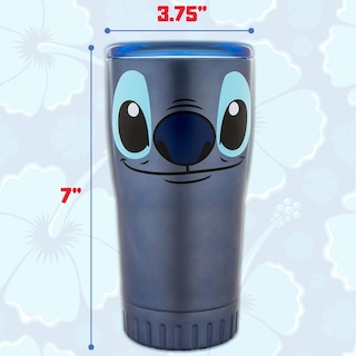 Foto 2 | Taza De Viaje Silver Buffalo Lilo And Stitch De Acero Inoxidable, 600 Ml - Venta Internacional.