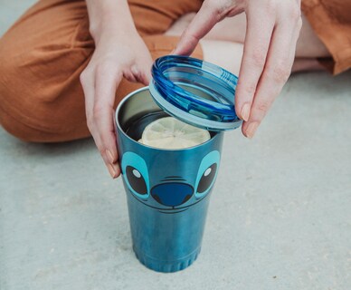 Foto 5 | Taza De Viaje Silver Buffalo Lilo And Stitch De Acero Inoxidable, 600 Ml - Venta Internacional.