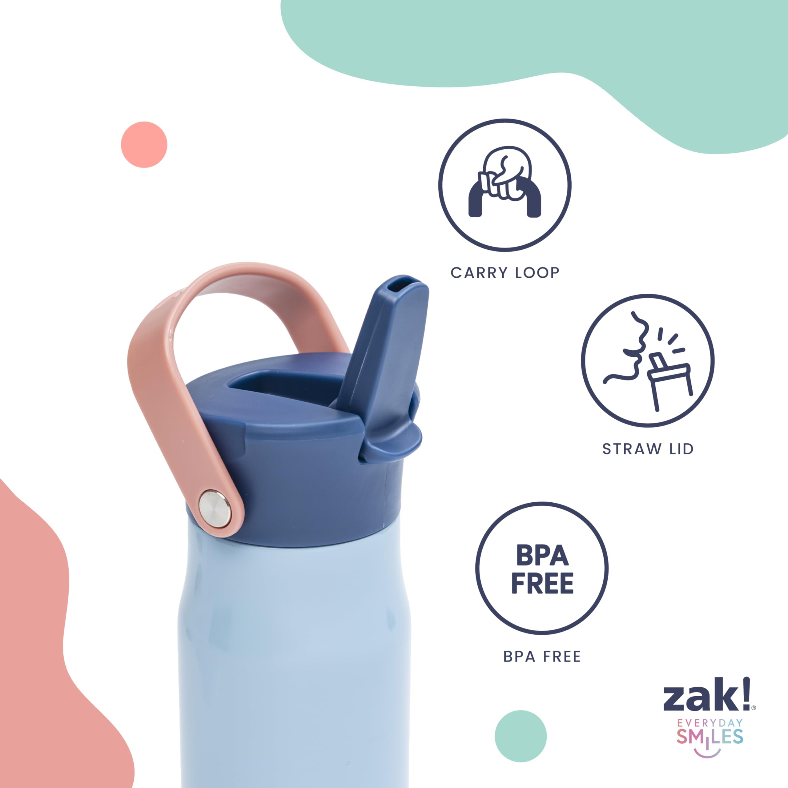 Foto 8 pulgar | Botella De Agua Harmony Disney Stitch De Zak Designs, 600 Ml - Venta Internacional.