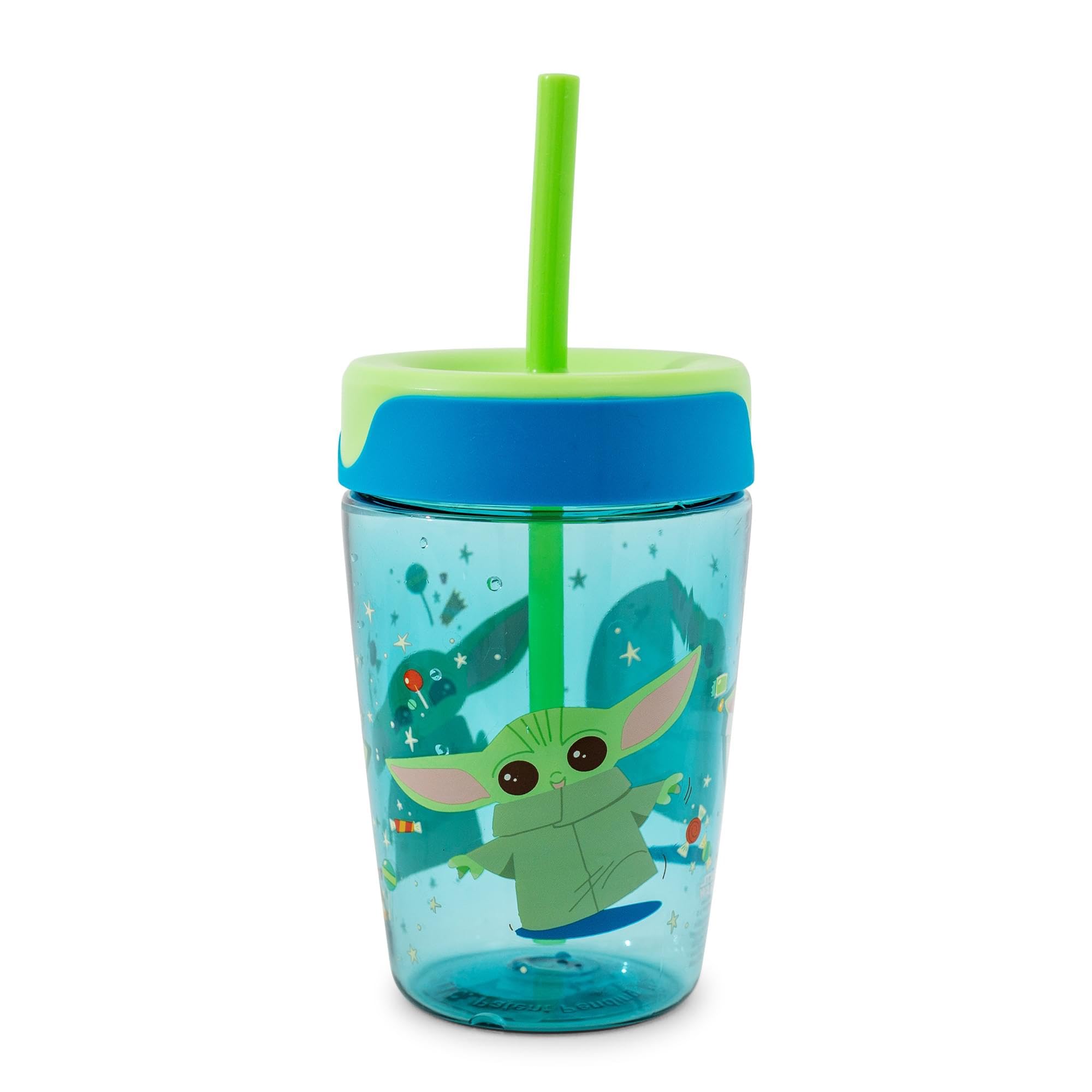 Foto 4 pulgar | Vaso De Viaje Plateado Buffalo Star Wars The Mandalorian Grogu Kids De Plástico, 530 Ml - Venta Internacional.