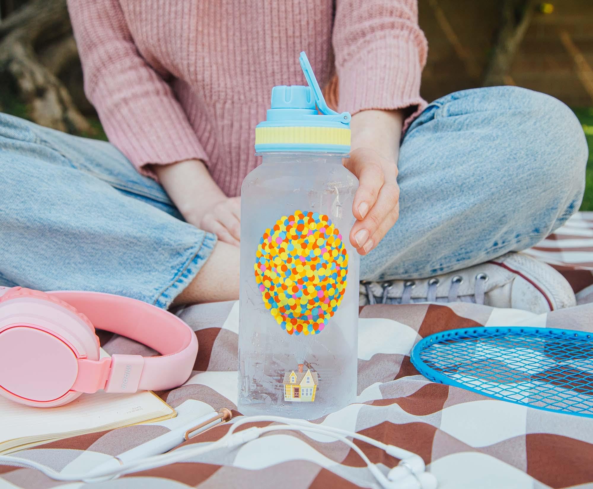 Foto 8 pulgar | Botella De Agua Plateada Buffalo Disney Pixar Up De 950 Ml Con Pegatinas - Venta Internacional.