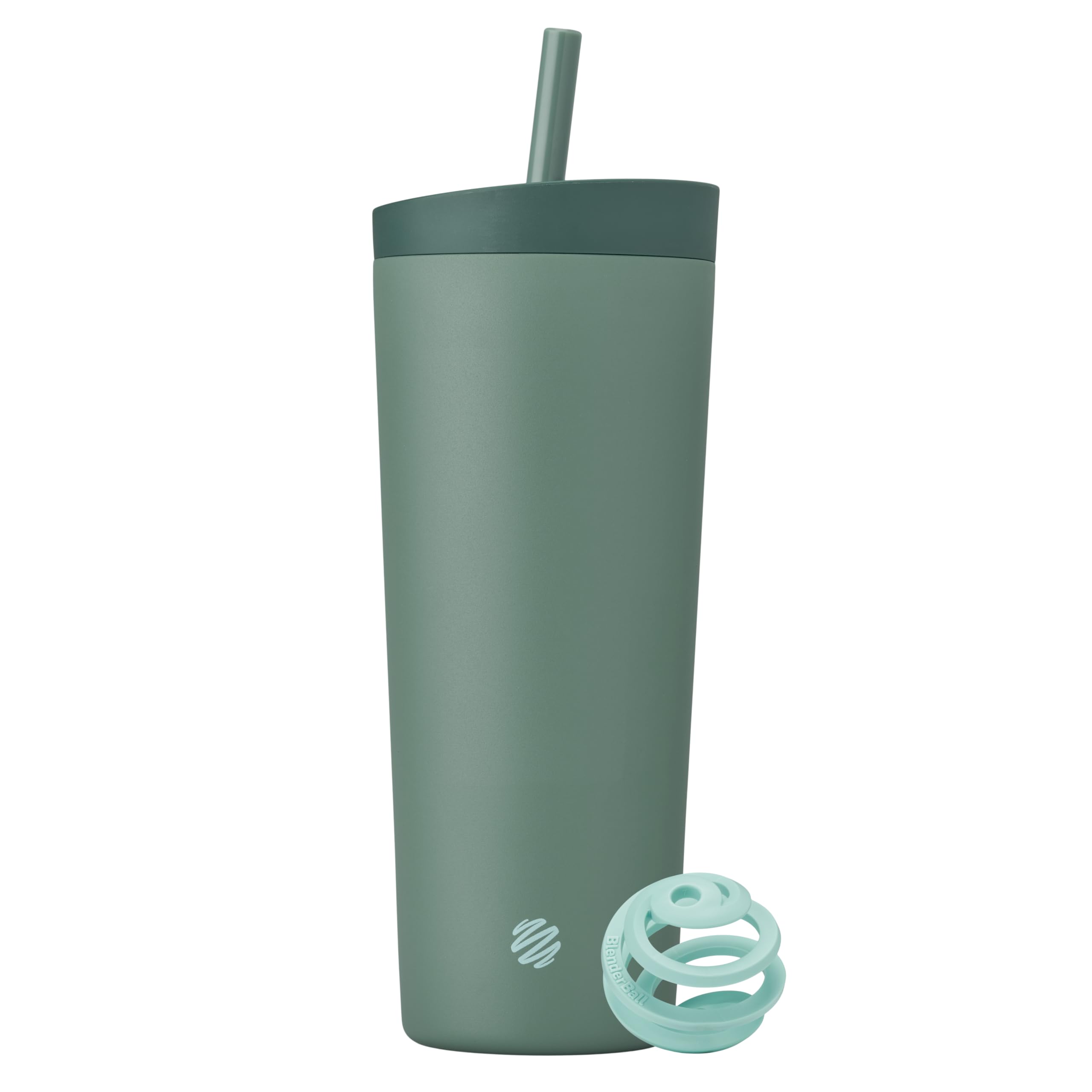 Vaso Mezclador, Botella 2 En 1, Aislante, 710 Ml, Verde - Venta Internacional.