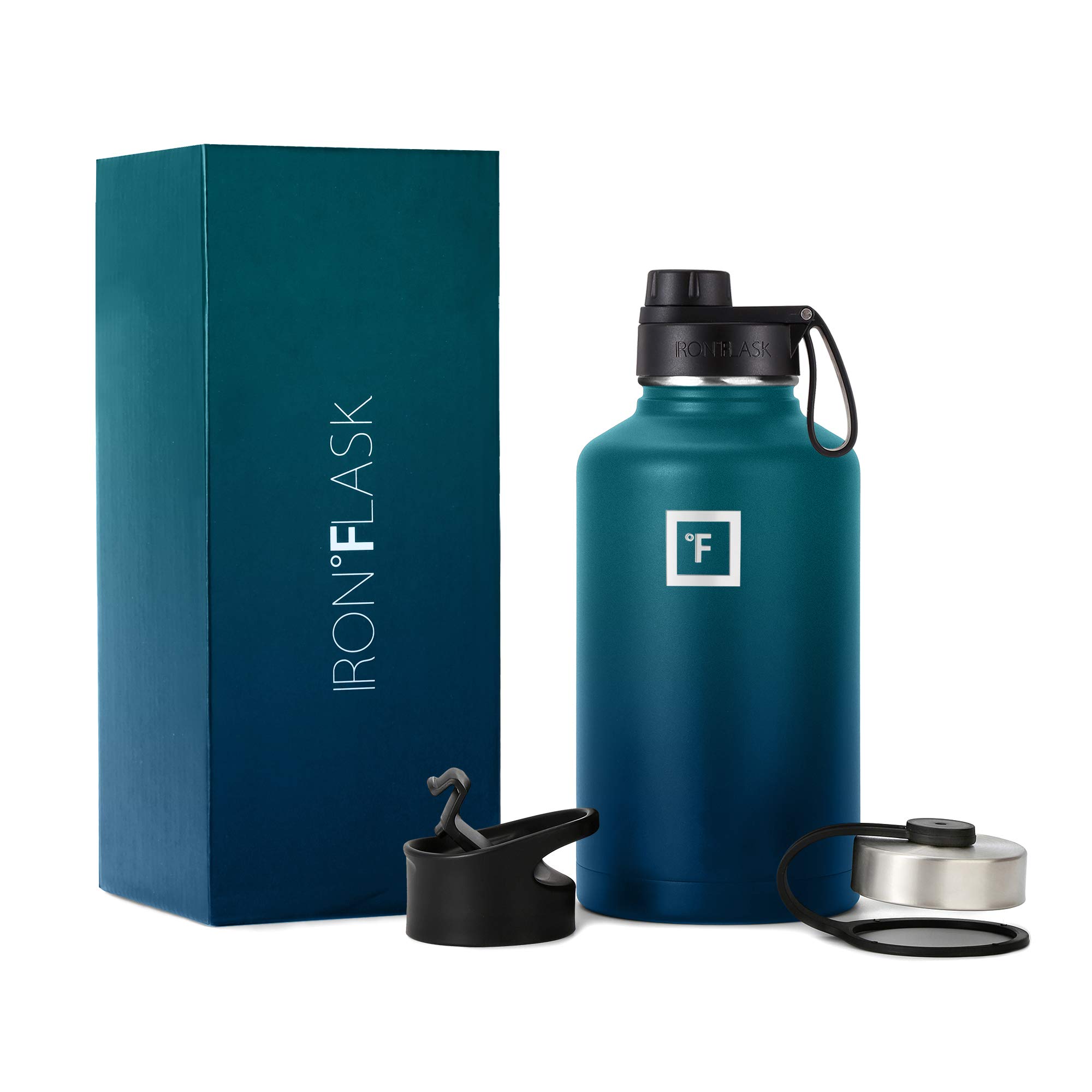 Botella De Hidratación Iron °flask Para Acampar, Senderismo, 1,9 L, Acero Inoxidable - Venta Internacional.